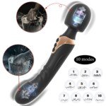 Supplier cutaway illustration of the black wand and vibration patterns