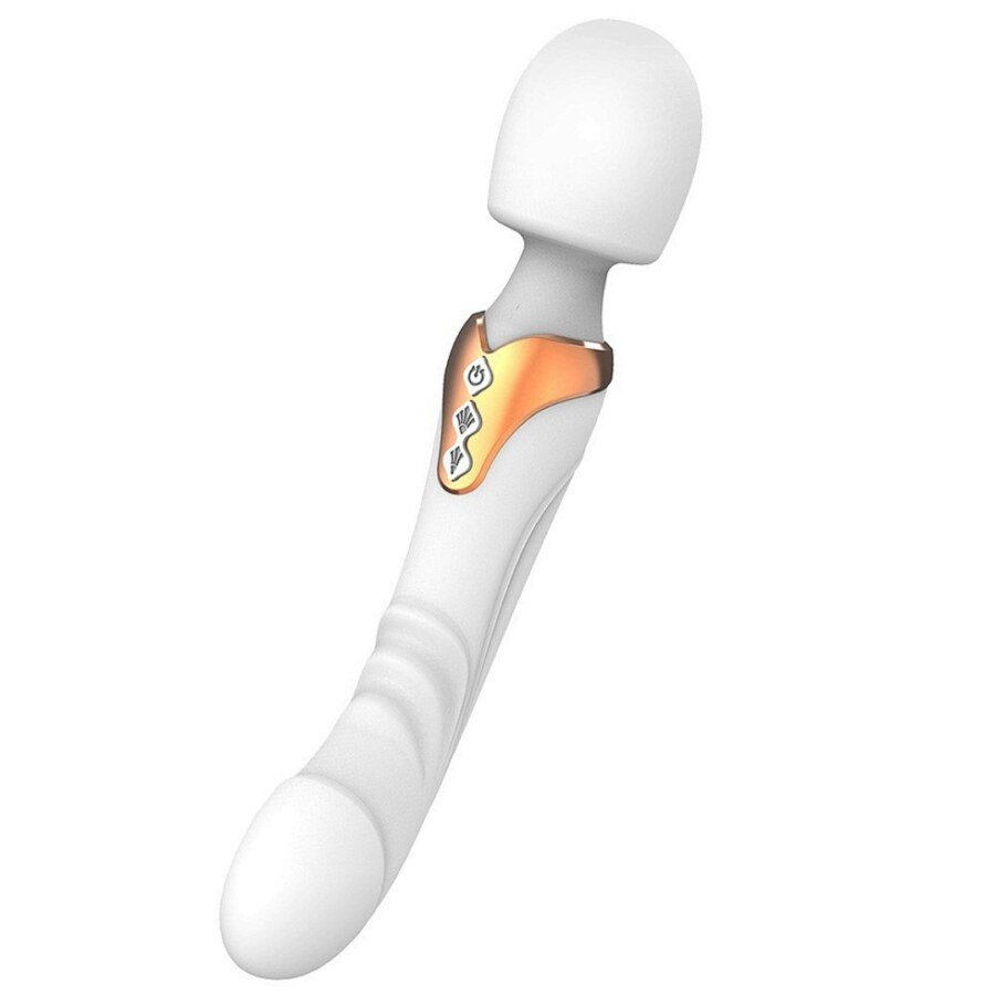 Dual-Ended Wand Vibrator – Rechargeable 2-in-1 Massager