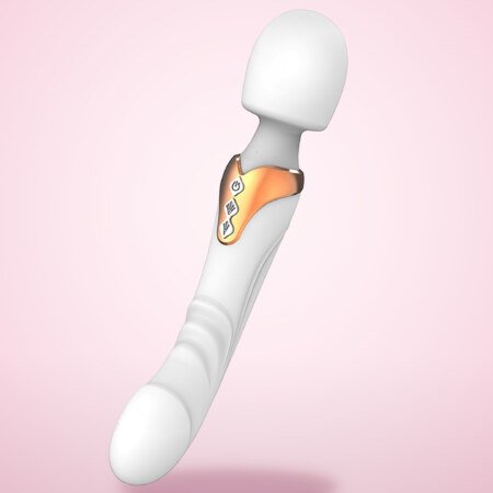 Dual-Ended Wand Vibrator – Rechargeable 2-in-1 Massager