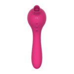 Tongue & Suction Clitoral Vibrator – Pink