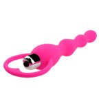 Vibrating Anal Beads with Ring Pull – 17 cm, Pink – view 4