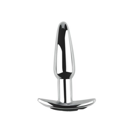 Remote-Control Vibrating Metal Butt Plug – 96 mm