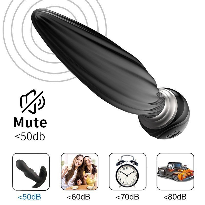 Original supplier image CH-3C90367 #4 KIKU Rotating Anal Plug with Remote – 7 Modes – view 5