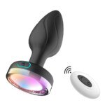 Light-Up Vibrating Butt Plug with Remote โ 10 + 10 Modes โ view 3