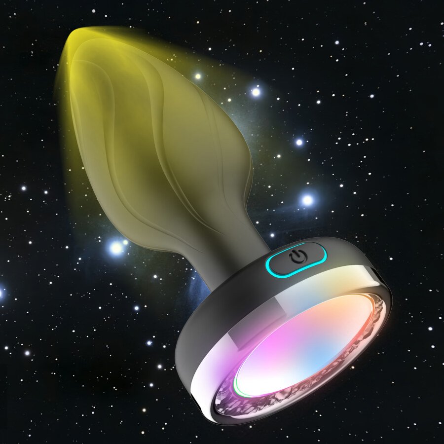 Light-Up Vibrating Butt Plug with Remote โ 10 + 10 Modes โ view 8