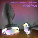 Light-Up Vibrating Butt Plug with Remote โ 10 + 10 Modes โ view 5