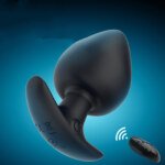 Teardrop Vibrating Butt Plug with Remote – Size M – view 3