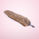Fox Tail Butt Plug – Metal Plug with 40 cm Tail