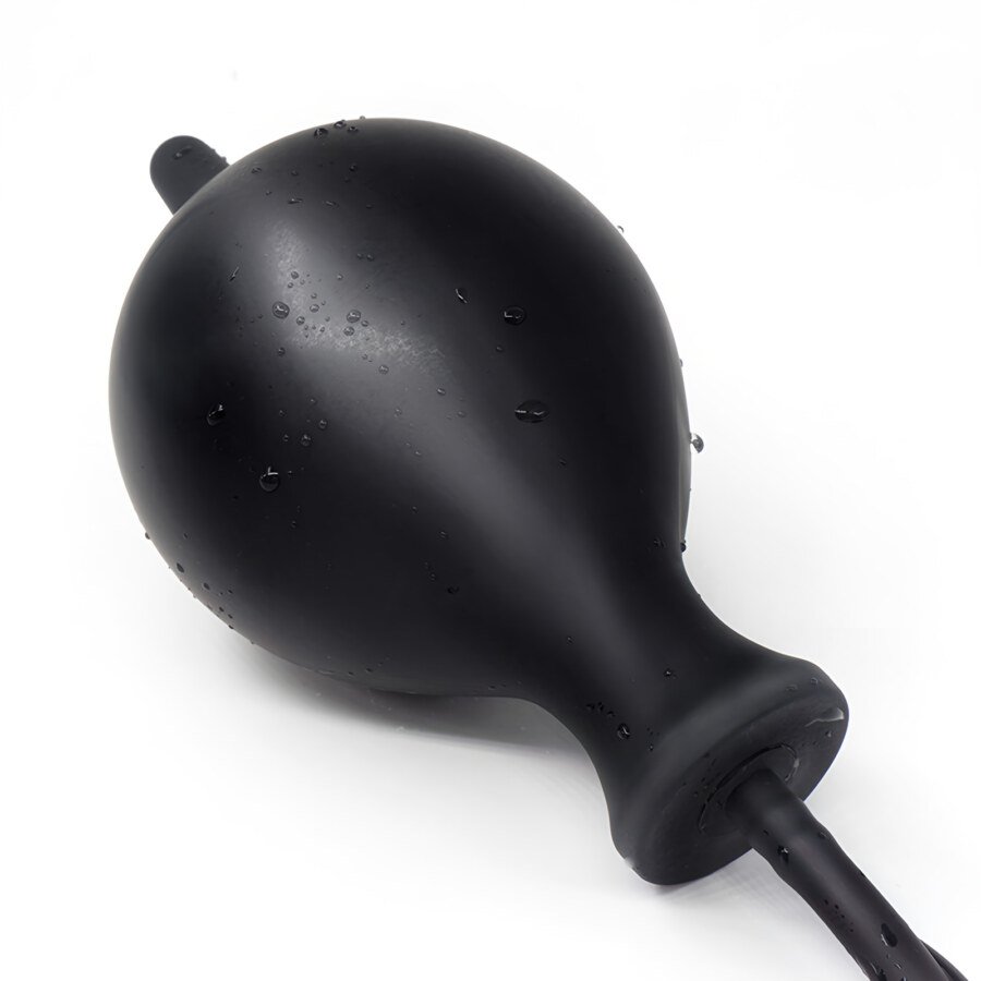 Inflatable Butt Plug with Hand Pump and Vibrating Bullet โ 11.6 cm โ view 6