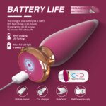 Vibrating Butt Plug with Jewel Base and Remote – 10 Modes, Pink – view 5