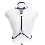 Men's Chest Harness with O-Rings & Chain Detail – view 6