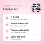Bondage Kit – 11 Piece BDSM Set, Black – key features at a glance