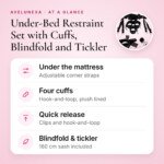 Under-Bed Restraint Set with Cuffs, Blindfold and Tickler – key features at a glance