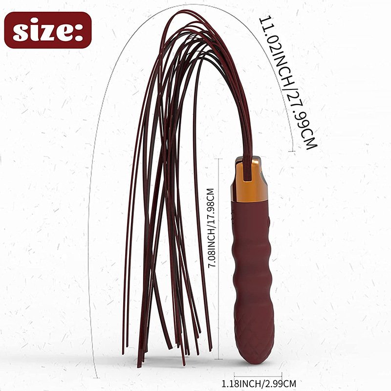 MIFANA Vibrating Flogger – Rechargeable, 10 Vibration Modes – view 3