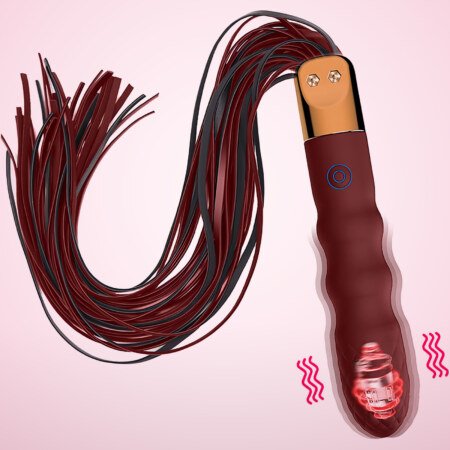 MIFANA Vibrating Flogger – Rechargeable, 10 Vibration Modes