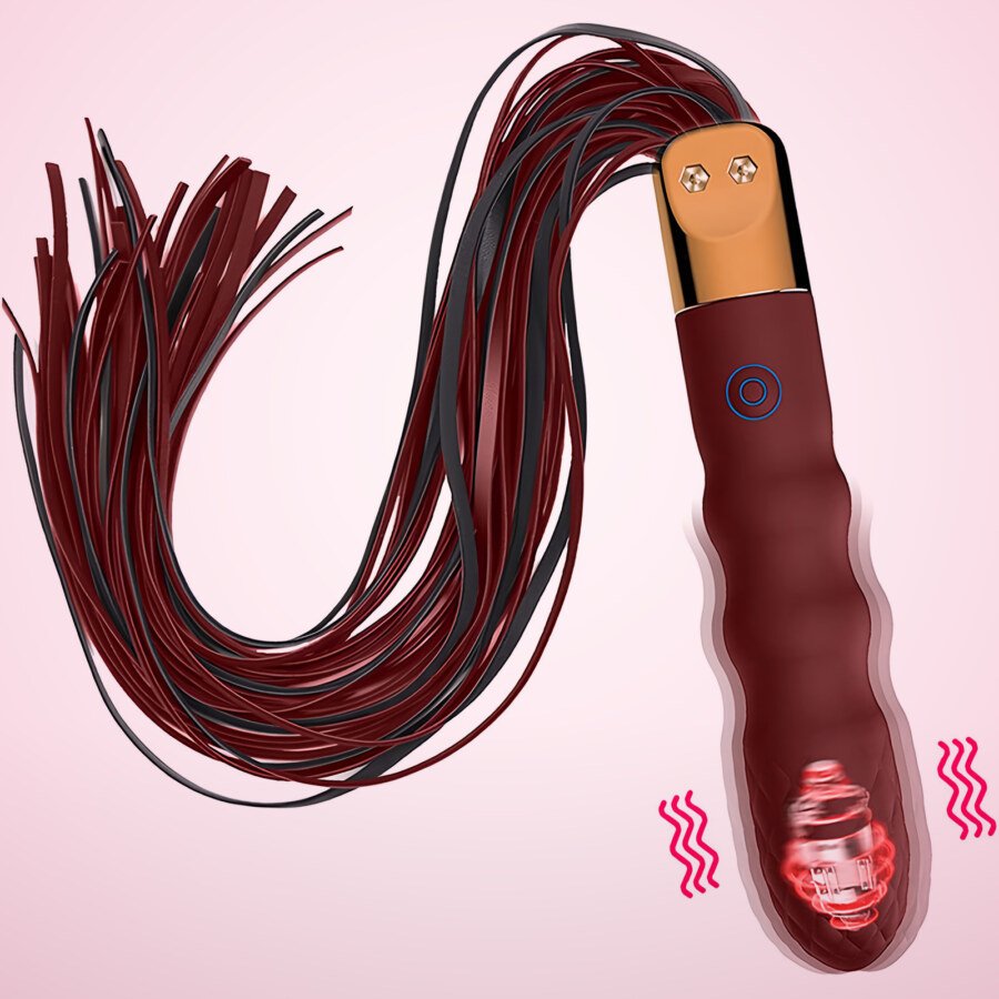 MIFANA Vibrating Flogger – Rechargeable, 10 Vibration Modes