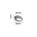 Original supplier image CH-4C90201 #3 Tapered Metal Penis Ring – 5 Sizes – view 5