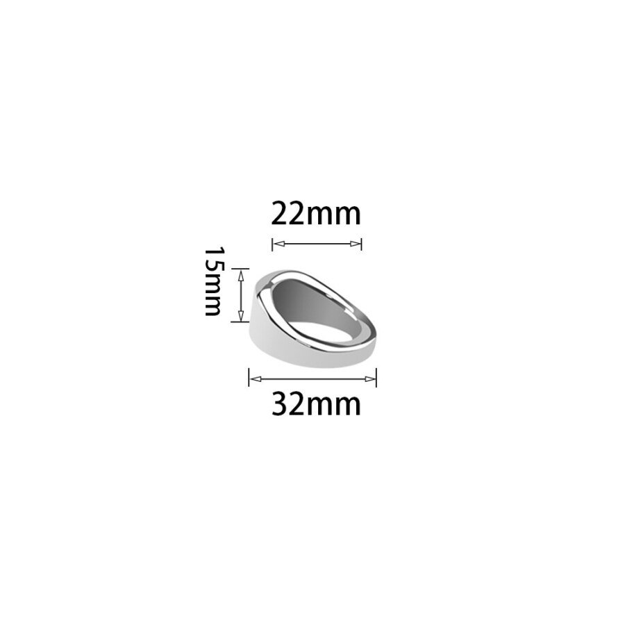 Original supplier image CH-4C90201 #5 Tapered Metal Penis Ring – 5 Sizes – view 6