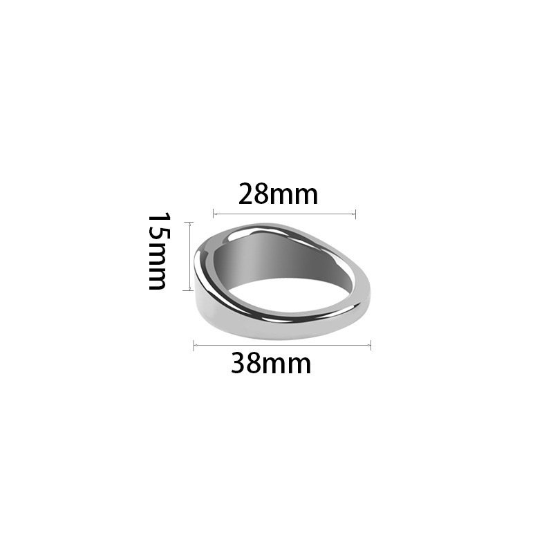 Original supplier image CH-4C90201 #6 Tapered Metal Penis Ring – 5 Sizes – view 7