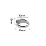 Original supplier image CH-4C90201 #7 Tapered Metal Penis Ring – 5 Sizes – view 8