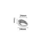 Original supplier image CH-4C90201 #10 Tapered Metal Penis Ring – 5 Sizes – view 10