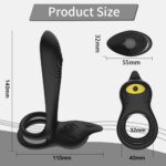 Remote Vibrating Cock Ring for Couples – 10 Modes, Two Motors – view 5