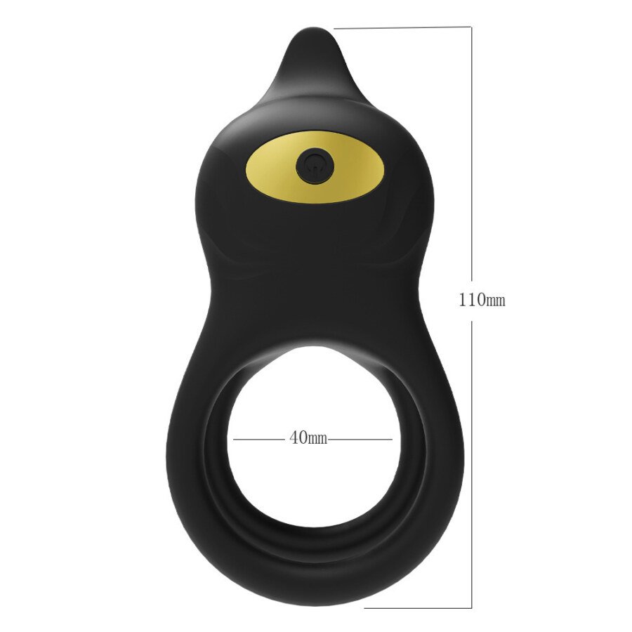Remote Vibrating Cock Ring for Couples – 10 Modes, Two Motors – view 6