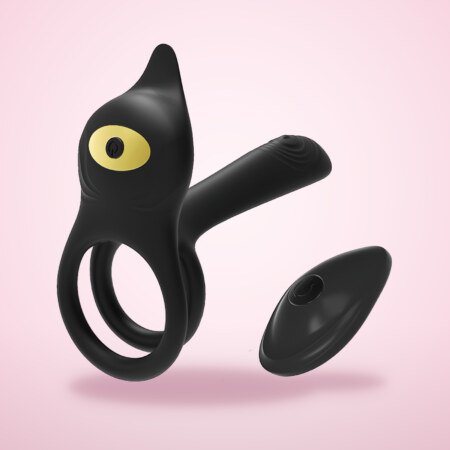 Remote Vibrating Cock Ring for Couples – 10 Modes, Two Motors