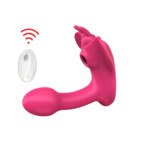 Wearable G-Spot & Suction Vibrator with Remote – 10 + 10 Modes
