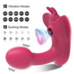 Wearable G-Spot & Suction Vibrator with Remote – 10 + 10 Modes – view 3