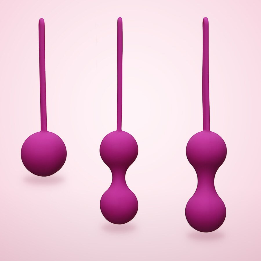 Kegel Balls Set of 3 – Progressive Sizes S, M and L