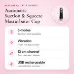 Automatic Suction & Squeeze Masturbator Cup – 5 Modes – key features at a glance