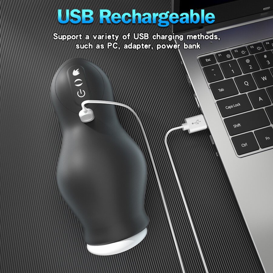 Automatic Male Masturbator Cup – 7 Suction and 7 Vibration Modes, IPX7 – view 6