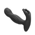 Prostate Massager with Perineum Arm – 13.7 cm, Black – view 6
