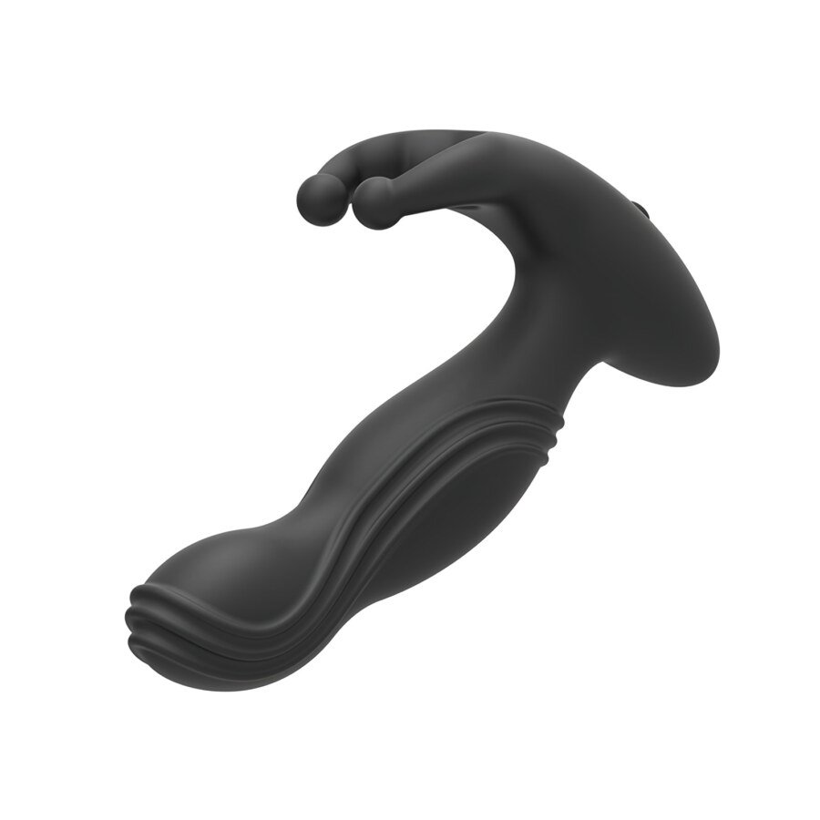 Prostate Massager with Perineum Arm – 13.7 cm, Black – view 7