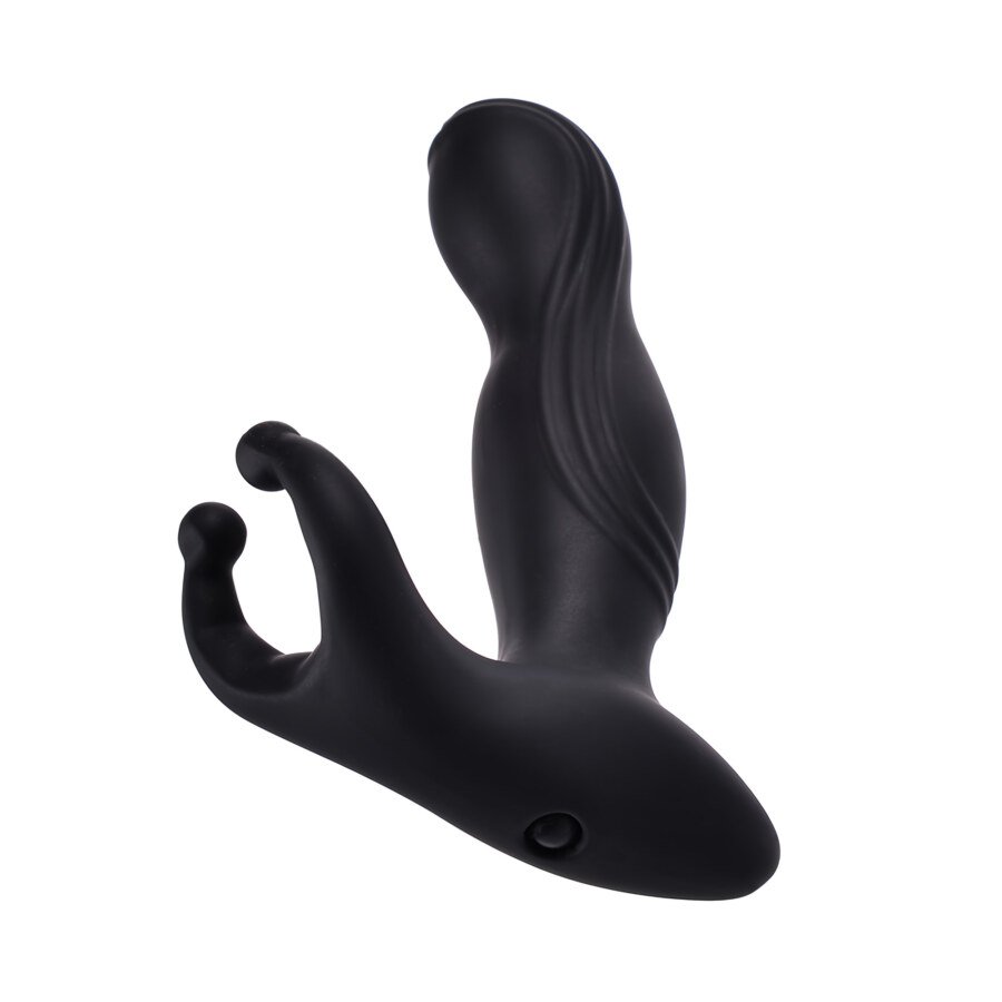 Prostate Massager with Perineum Arm – 13.7 cm, Black – view 9