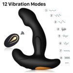 Remote Control Prostate Massager – 12 Vibration Modes, USB Rechargeable – view 4