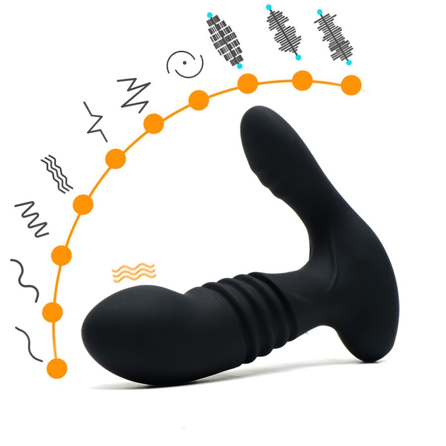 Thrusting Prostate Massager with Remote – 3 Thrust and 12 Vibration Modes – view 7