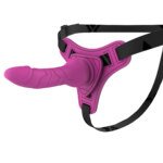 Strap-On Harness with 15 cm Dildo – Adjustable, Fuchsia – view 2