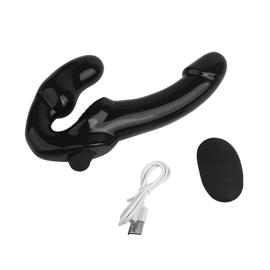 Strapless Strap-On Vibrator with Remote – 24.5 cm – view 3