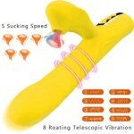Original supplier image CH-3C90370 #5 Thrusting Rabbit Vibrator with Clitoral Suction – 8 Modes – view 3