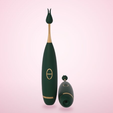 XOCOO Orgasm Pen – Suction & Pinpoint Vibrator, 10 + 10 Modes