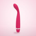 Slim G-Spot Vibrator – 10 Modes, Curved Tip, 17.5 cm