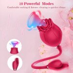 Rose Toy with Petal Head – 10 Modes, Sucking and Vibrating – view 3