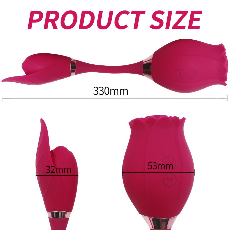 Rose Toy with Petal Head – 10 Modes, Sucking and Vibrating – view 4