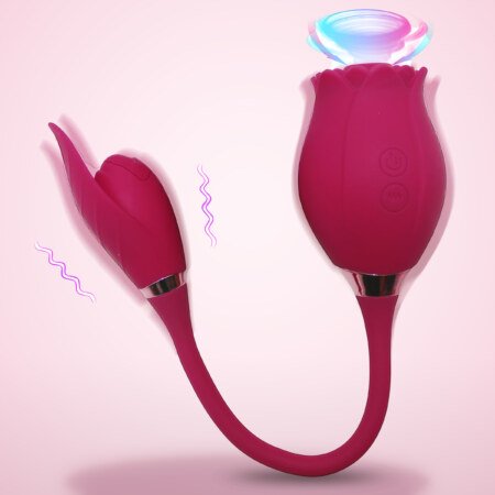 Rose Toy with Petal Head – 10 Modes, Sucking and Vibrating