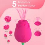 Rose Toy with Bud on a Stem – 5 Sucking and 10 Vibration Modes, IPX7 – view 7