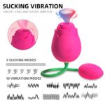 Rose Toy with Bud on a Stem – 5 Sucking and 10 Vibration Modes, IPX7 – view 5