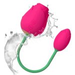 Rose Toy with Bud on a Stem – 5 Sucking and 10 Vibration Modes, IPX7 – view 3