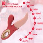 Tongue Rabbit Vibrator with Clitoral Suction – 10 Licking and 10 Sucking Modes, IPX5 – view 4
